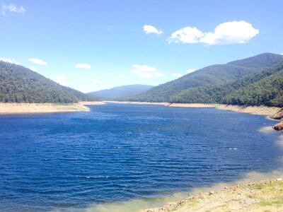 Ocean summer mountains