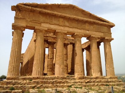 Greek sicily temple photo