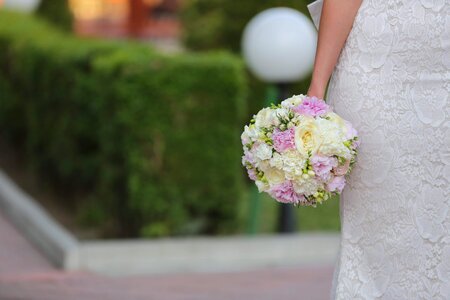 Wedding Dress wedding bouquet wedding photo