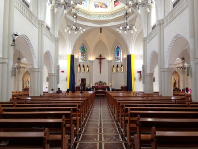 Catholic interior cross photo