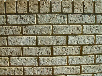 Brick light wall photo