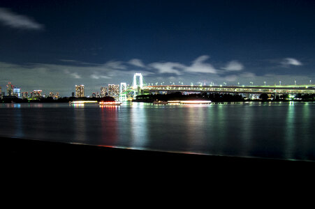 5 Night view of Rainbow Bridge