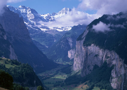 Alps mountains landscape photo