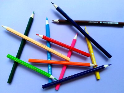 College crayon creativity photo