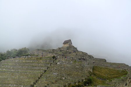 Machu Picchu is a UNESCO World Heritage Site in Peru photo