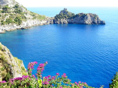 Amalfi coast water sea