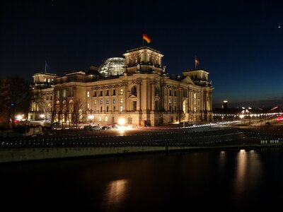 Parliament night building photo