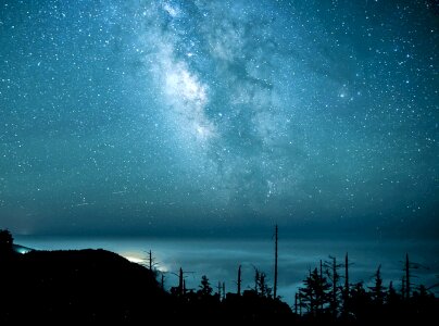 Space starry sky photo