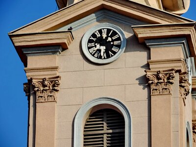 Church Tower clock architecture photo