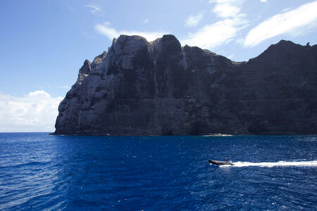 Nihoa Island from ship-1