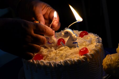 Congratulations candles chocolate