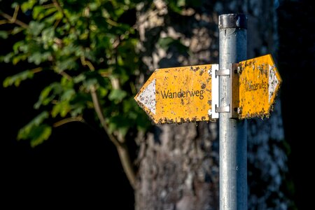 Direction signposts nature photo