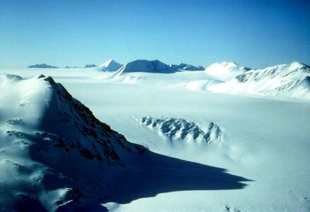 Above array glacier photo