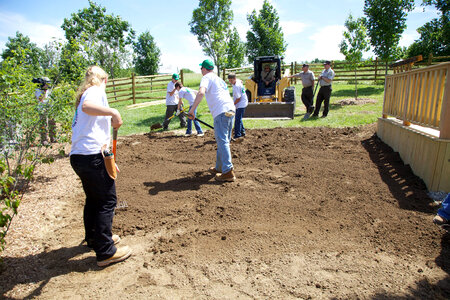 Construction of outdoor classroom-1