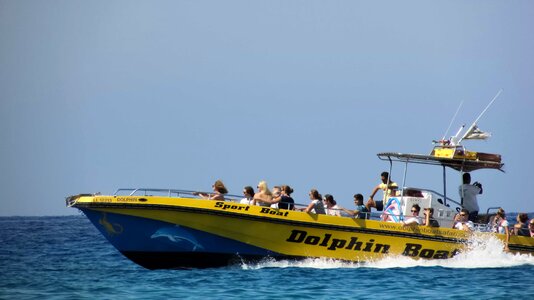 Beach boat motorboat photo
