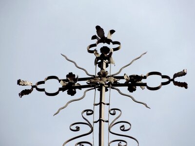 Arabesque cast iron christianity