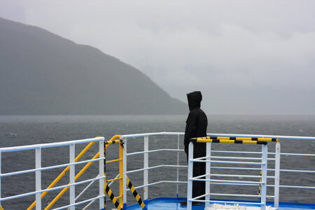 chilean fjord on a cruise photo