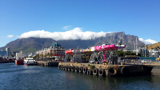 Table Mountain in Cape Town, South Africa photo