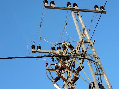 Electricity cable wire photo