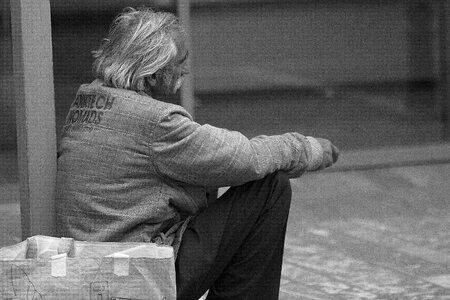 Begging exclusion street