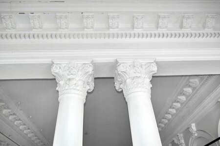 Black And White interior decoration architecture