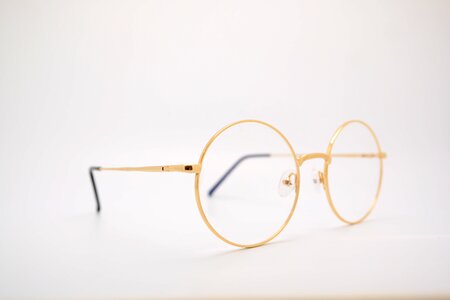 Glasses glass golden broken