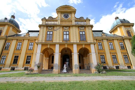 Bride castle entrance