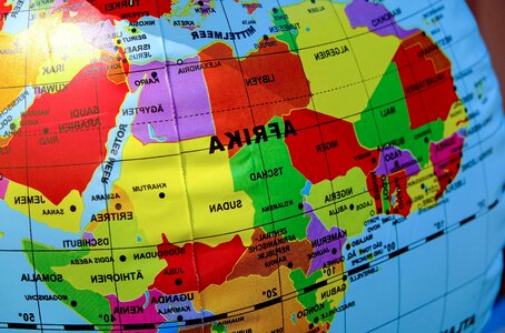 Atlas colorful country