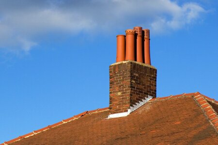 House bricks roofing photo