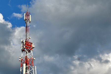 Antenna high radio antenna photo