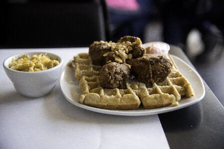 Dame's Chicken and Waffles in Durham, North Carolina