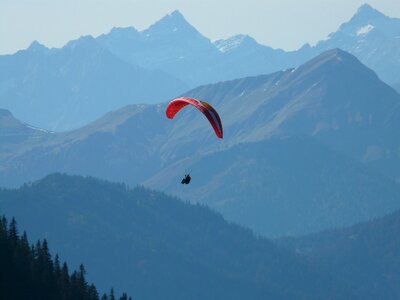 Glide hang glider paragliding photo