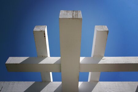Patio wooden white