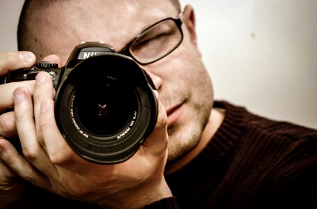 Man Camera Photographer Lens photo