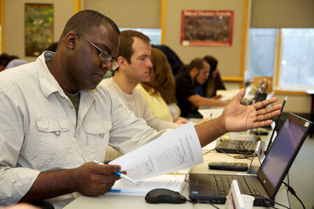 Applied Landscape-Scale Conservation Biology class at NCTC-1
