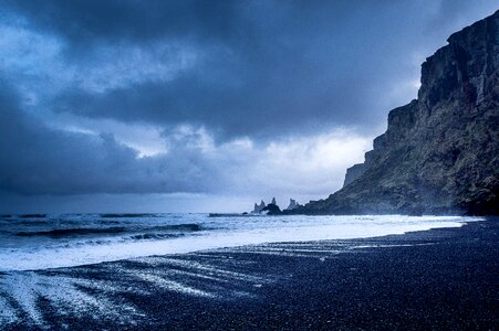 Rocks beach craggy photo