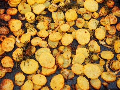 Potato slices kartofellschnitze carve