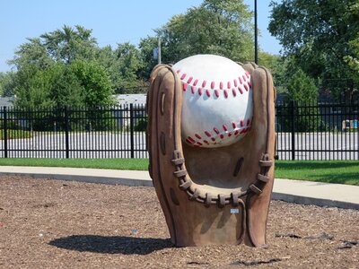 Sculpture sports ball photo