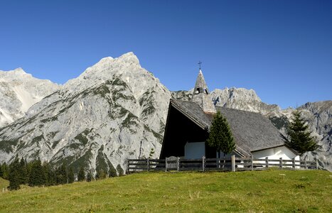 Church Walder Alm in Gnadenwald, Austria photo