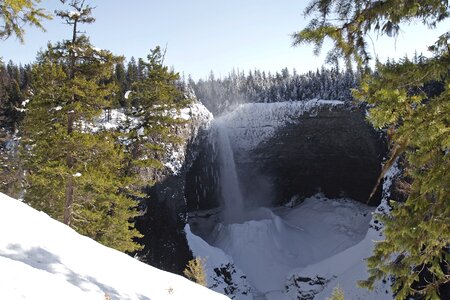 British columbia canada winter photo