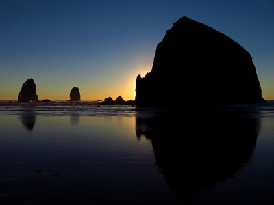 Beach Sunset Dusk photo