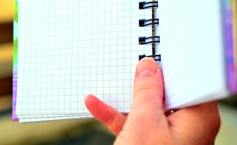 Finger hand paper