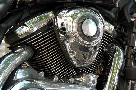 Motorcycle technology chrome