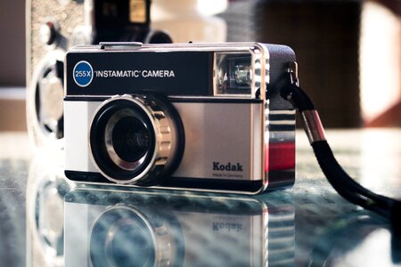 Kodak instamatic camera photo