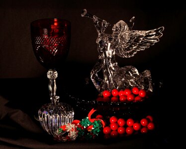 Goblet ornaments berries photo