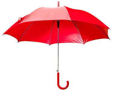 Red Open Umbrella photo