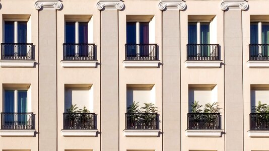 Architecture balcony building