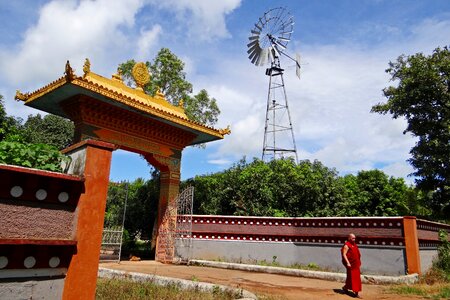 Gate ornate monk photo