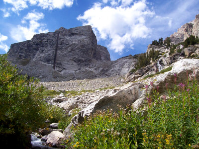 Black Dike Landscape in Grand Teton National Park, Wyoming photo