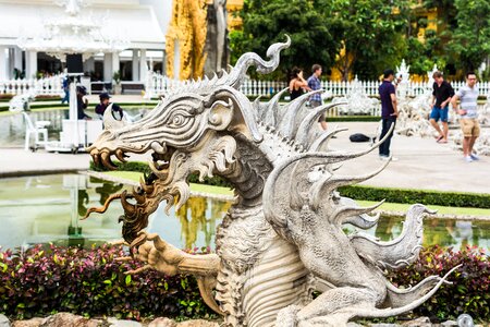 White temple chiang rai thailand